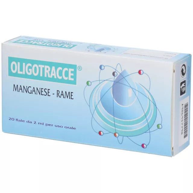 Oligotracce Manganese Rame 20 Fiale 2 Ml