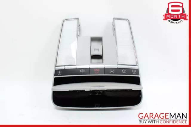 10-13 Mercedes S550 S63 AMG Overhead Dome Light Sunroof Control Switch Gray