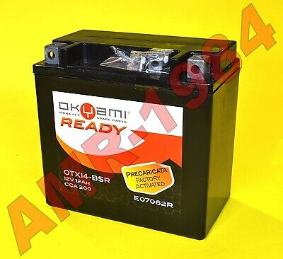 BSR BATTERIA OKYAMI PRECARICATA YTX7L-BSR Piaggio HONDA CB 600 HORNET 1998 1999 2000 