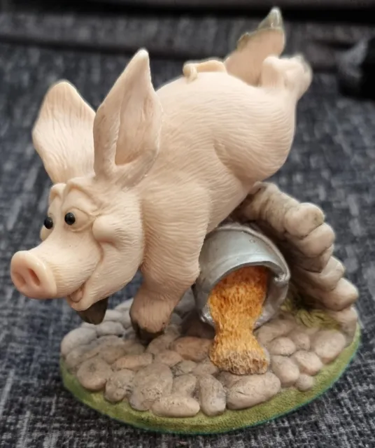 Piggin Figure By David Corbridge piggin freedom Collectable Pigs 1995