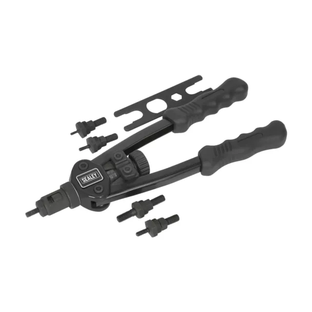 Sealey AK3984 Short-Arm/Compact Threaded Nut Riveter Riveters Gun/Tool 2