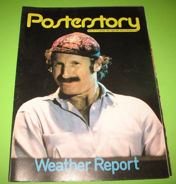 Weather  Report  Poster On "Posterstory" 1981  Eccellente! Discography,History