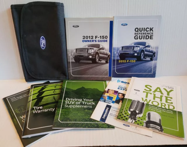 2012 Ford F150 Owners Manual Set FREE US SHIPPING