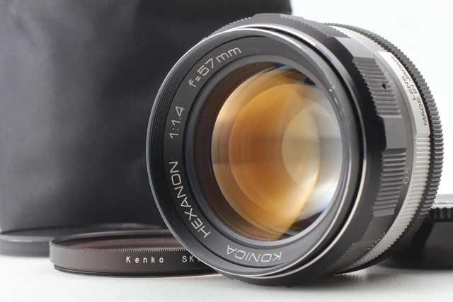 [MINT] KONICA HEXANON 57mm F1.4 Standard Lens Konica AR Mount From ...