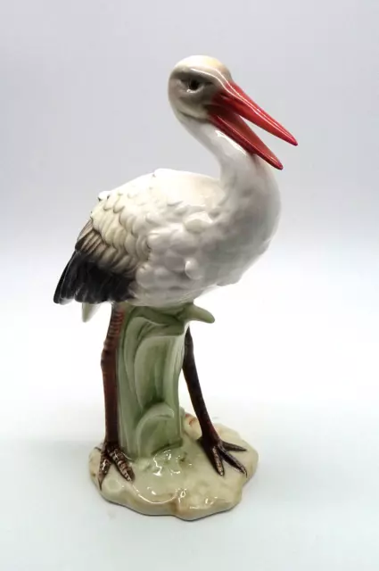 Goebel Porzellanfigur Storch Nr. 3819521 Bunte Vogelwelt H 20,5 cm top Zustand