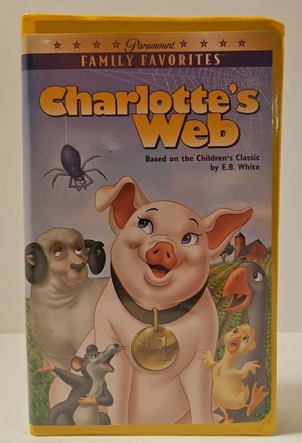 CHARLOTTES WEB 72 Charlottes Web 2 02 VHS Tapes Yellow Clam Shell Case ...