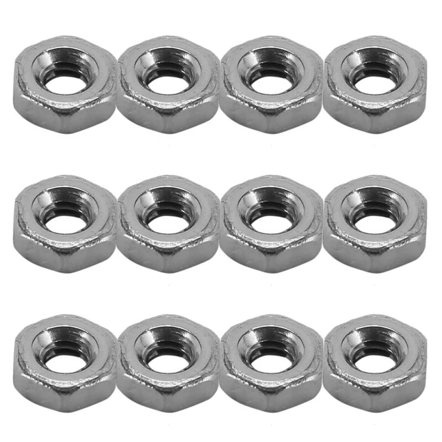 Tuercas métricas M2-Seis Cantos 304 Acero Inoxidable Fijador Din934 300 Piezas fB3I6