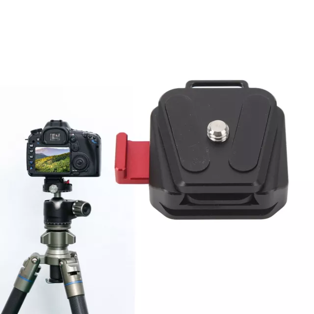 QUICK RELEASE PLATE Tripod Camera Mount Adapter With 1/4in Screw For ...
