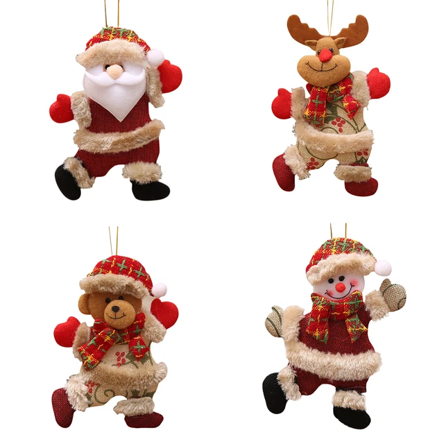 Weihnachtspuppe Weihnachtsbaum Plüschpuppe Urlaub Party festliche Dekoration *Z
