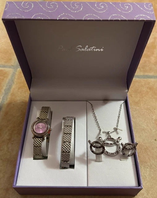 Orologio Donna Acciaio, Braccialetto Collana Orecchini Anello - Foto 13