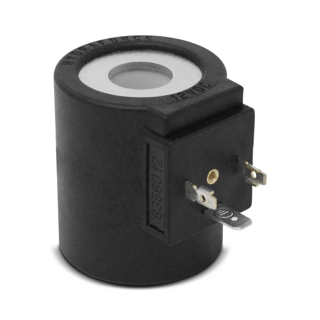 6356012 12V Solenoid Valve Coil 3 Prong DIN Connector Hydraforce