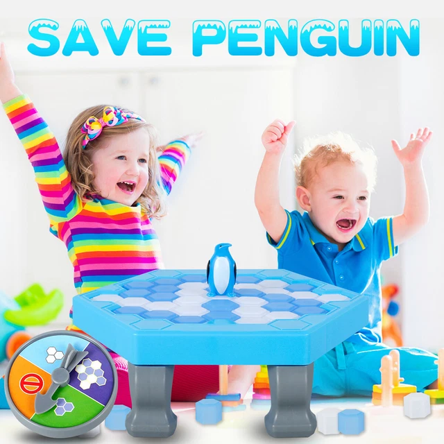 ICE BREAKER GAME Save Penguin On Ice Kids Puzzle Game Break Ice Family