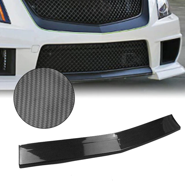 1x Black Front Bumper Spoiler Splittre Lip For 2009-2015 Cadillac CTS-V CB Style