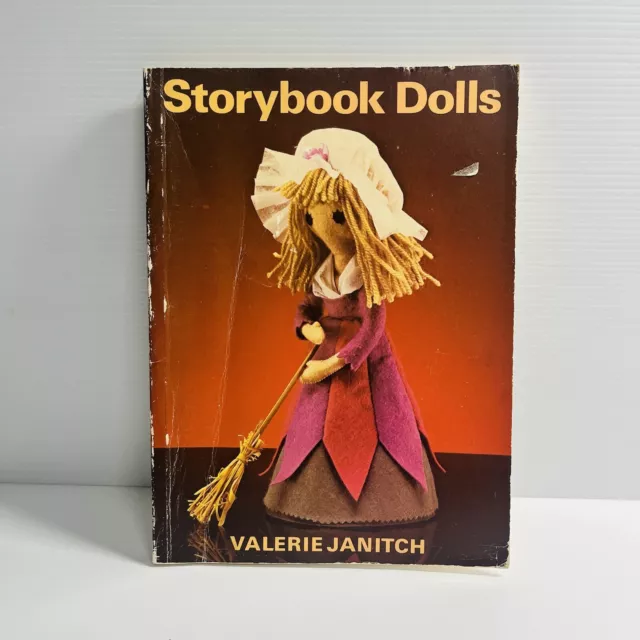 Storybook Dolls Book Craft How to make Fabric Dolls by Valerie Janitch PB