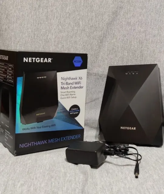 NETGEAR Nighthawk X6 EX7700 WiFi Range Extender - Access Point - Come nuovo