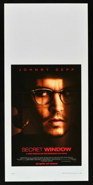 AFFICHE SECRET WINDOW Johnny Depp Stephen King Maria Bello Turturro N40