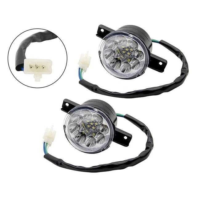 2 pz fari anteriori ATV LED 12 V 125 cc 150 cc 250 cc 300 cc per Chi Q5P5