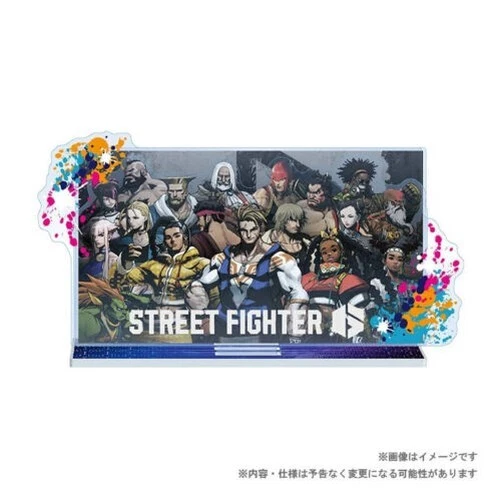 Street Fighter 6 Acrylic Stand Diorama Capcom Japan New Acrylic Holder