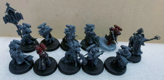 Warhammer 40k Adepta Sororitas Sisters of Battle Sisters Squad x10 & Canoness