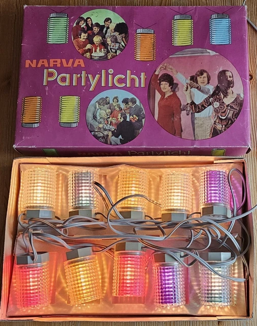 DDR LICHTERKETTE PARTYLICHT Narva 10 teilig mit OVP Ostalgie Sammlerstück EUR 47,00 PicClick DE