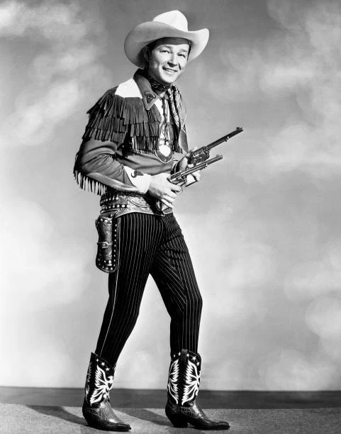 Cowboy Hero Roy Rogers For The Roy Rogers Show 1960 Old TV Photo