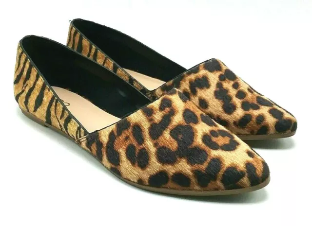 ALDO WOMEN S STERNATIA Flats US 8 9 Slip on Pony Hair Multi Brown Ballet 44.00 PicClick