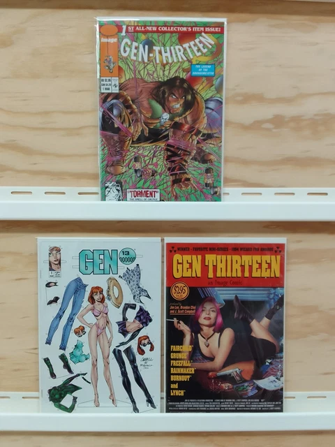 Image Comics GEN 13 - Lot of 3 - Issue #1 - Cover E, J & L Variants - 1995