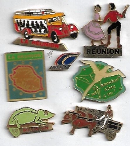 Lot De 7 Pin's URSS – Jeux Olympiques Moscou 1980, Collection Vintage
