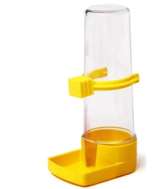 Bird Cage Water Food Dispensers Feeder Budgie Parakeet 4 oz 100 ml Set of 3