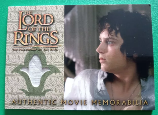 Lord of the Rings FOTR Frodo Grey Haven Vest costume memorabilia card by Topps