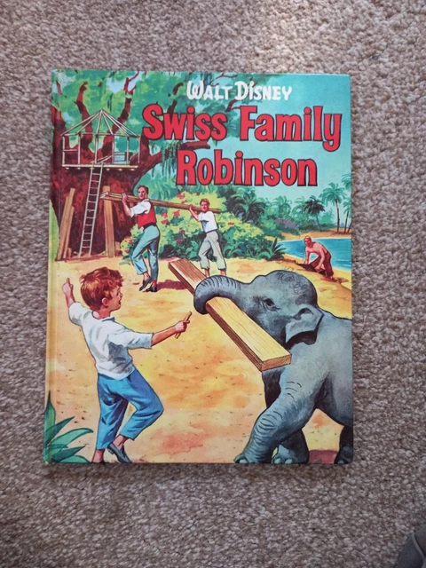 VINTAGE 1982 WALT Disney Swiss Family Robinson VHS White Clamshell Pre ...