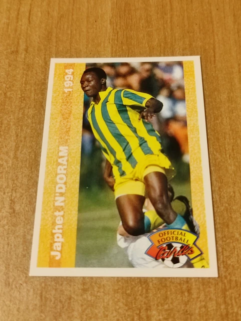 Eric Decroix 151 Nantes Panini Official Football Cards 1997 France