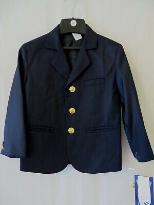 Lito Boys Dress Suit Coat Blazer Wedding Church Wear Navy Size 6 NEW #12579