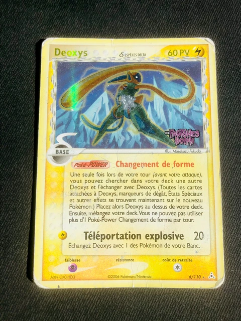 Carte Pokemon Deoxys 6/110 Holo Reverse Ex Fantômes Holon Bloc EX Fr