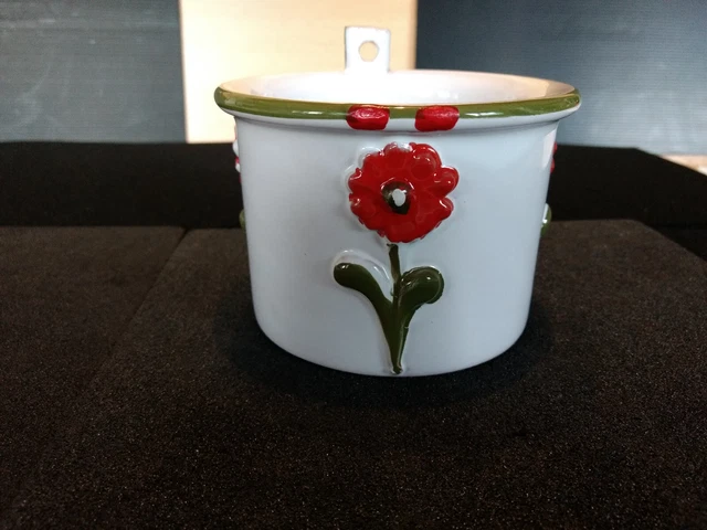 blumentopf mit wandhalter