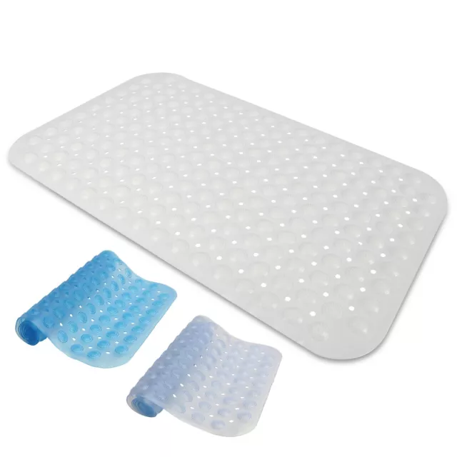 Extra Large Bath Mat Non Slip Bathtub Strong Suction Anti-Mold Rubber Shower Mat