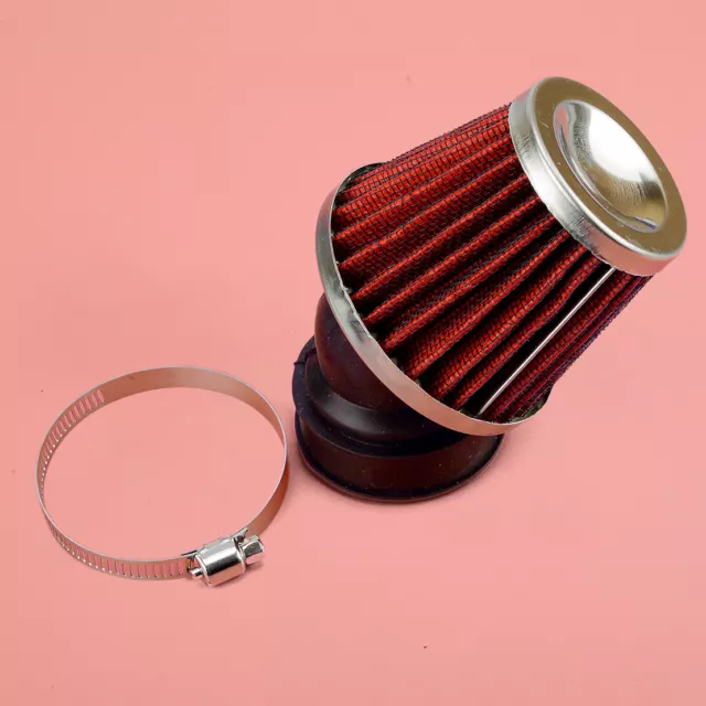 48mm 45 Degree Air Filter Cleaner For Motorcycle Scooter ATV Pit Dirt Bike New