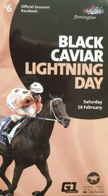 2013 Black Caviar Lightning Day Racebook