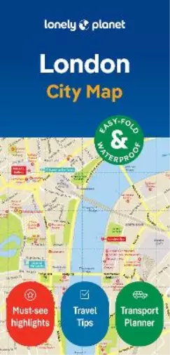 Lonely Planet London City Map (Map) Map