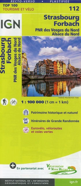 Strasbourg Forbach 1:100 000