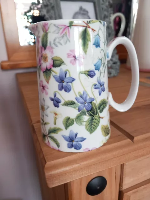 shabby Chic Abbeydale Collection Pretty Floral Prints Ceramic Jug