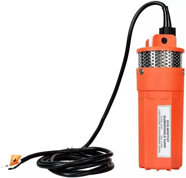 12V Bomba De Agua Sumergible Pozo Profundo Solar energía alternativa para lavado