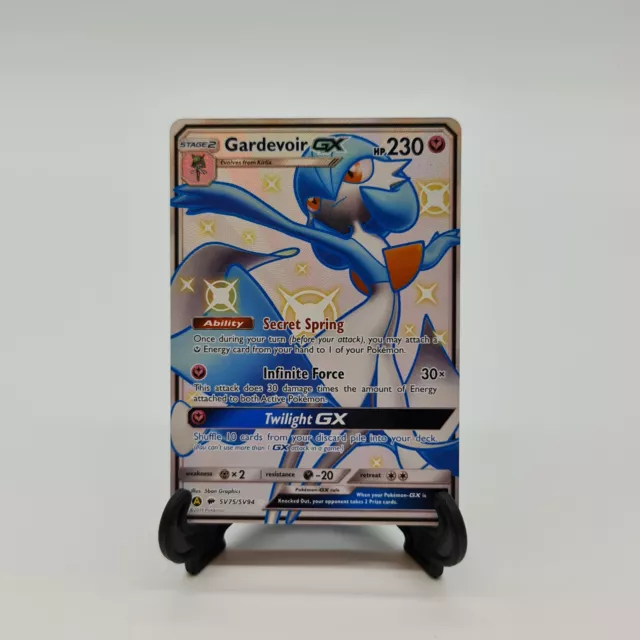 Pokemon Karte Gardevoir GX SV75/SV94 Shiny Hidden Fates NM