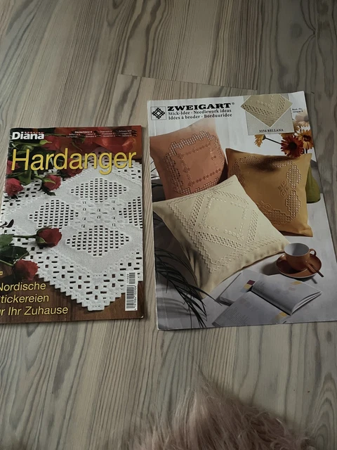 tischdecke hardanger handarbeit