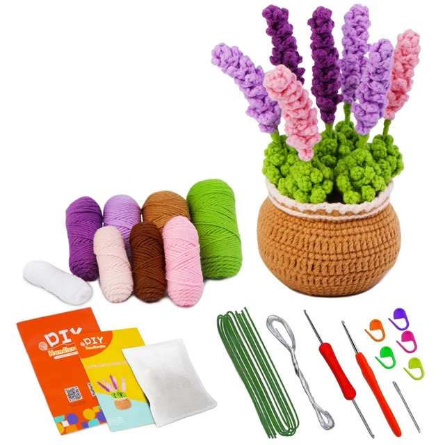 Set Uncinetto Per Principianti – 6 Cactus E Piante Da Realizzare, Con Istruzioni Passo Passo E Materiale Completo