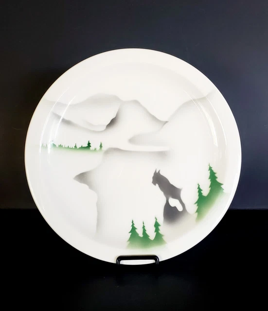 Great Northern Railway Glory Of The West Railroad  Syracuse China Dinner Plate