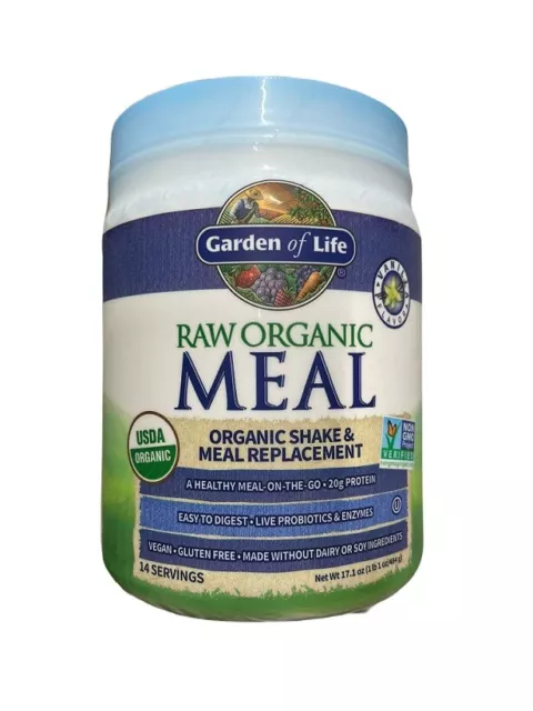 Garden of Life Raw Organic Meal, Vanilla - 484g