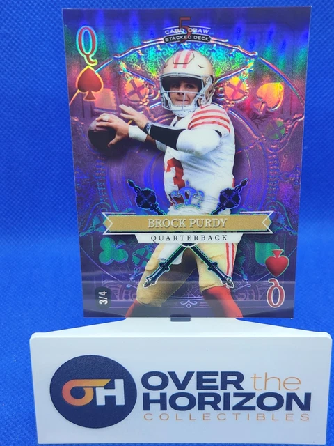 2023 PANINI PRIZM Football BROCK PURDY carte d'insertion émergente RC