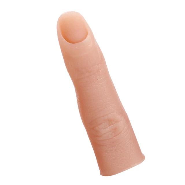 Práctica Manicura Dedos Dedo Práctica Modelo Silicona Arte en Uñas Dedo