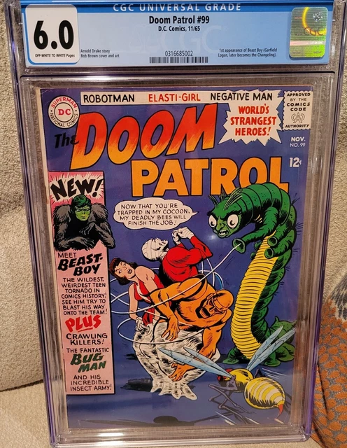 Doom Patrol #99 - CGC 6.0 (1st appearance of Beast Boy)